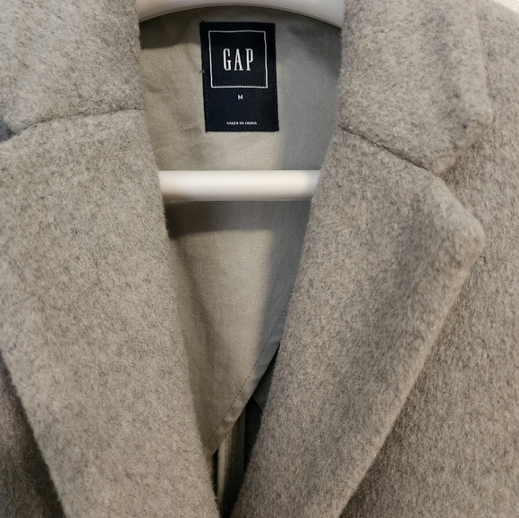 Gap woman  pea coat light grey size medium - Picture 4 of 7